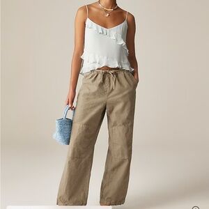 J. Crew Relaxed utility pant in cotton blend